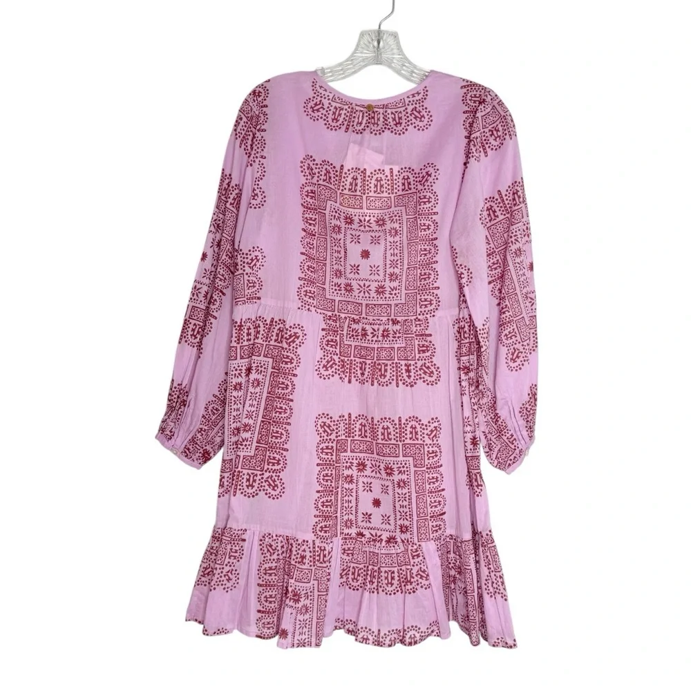 Antik Batik Pink and Red Nail Mini Boho Dress size XS NWT - Picture 3 of 8